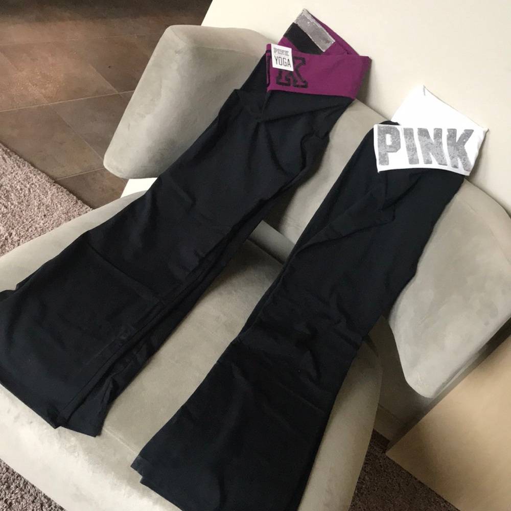 NET pink yoga pants. Price includes both